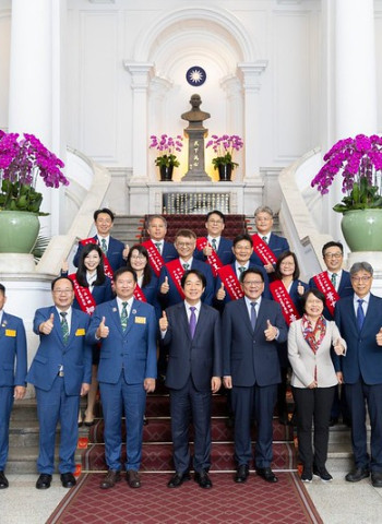 賴清德總統接見「國際同濟會台灣總會理監事首席及全國十大傑出農業專家」，肯定全國十大傑出農業專家貢獻，推動臺灣農業新價值