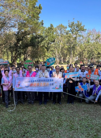 模擬大量蜂螫與水域事故,南市府聯合尖山埤渡假村大量傷患演練