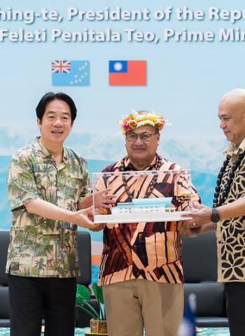 總統賴清德出席吐瓦魯戴斐立總理國宴,期待兩國深化合作