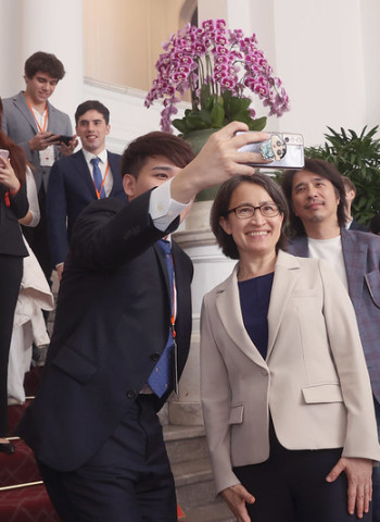 蕭美琴副總統接見國際學生 期盼臺灣成為國際學習首選地