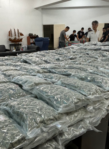 毒梟中秋貨櫃藏大麻,海巡攔截市值11億多