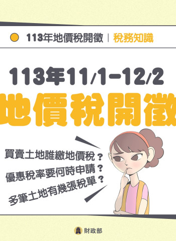 地價稅全國稅額996億！自住房每件平均1749元，11月1日正式開徵，12月2日截止繳納