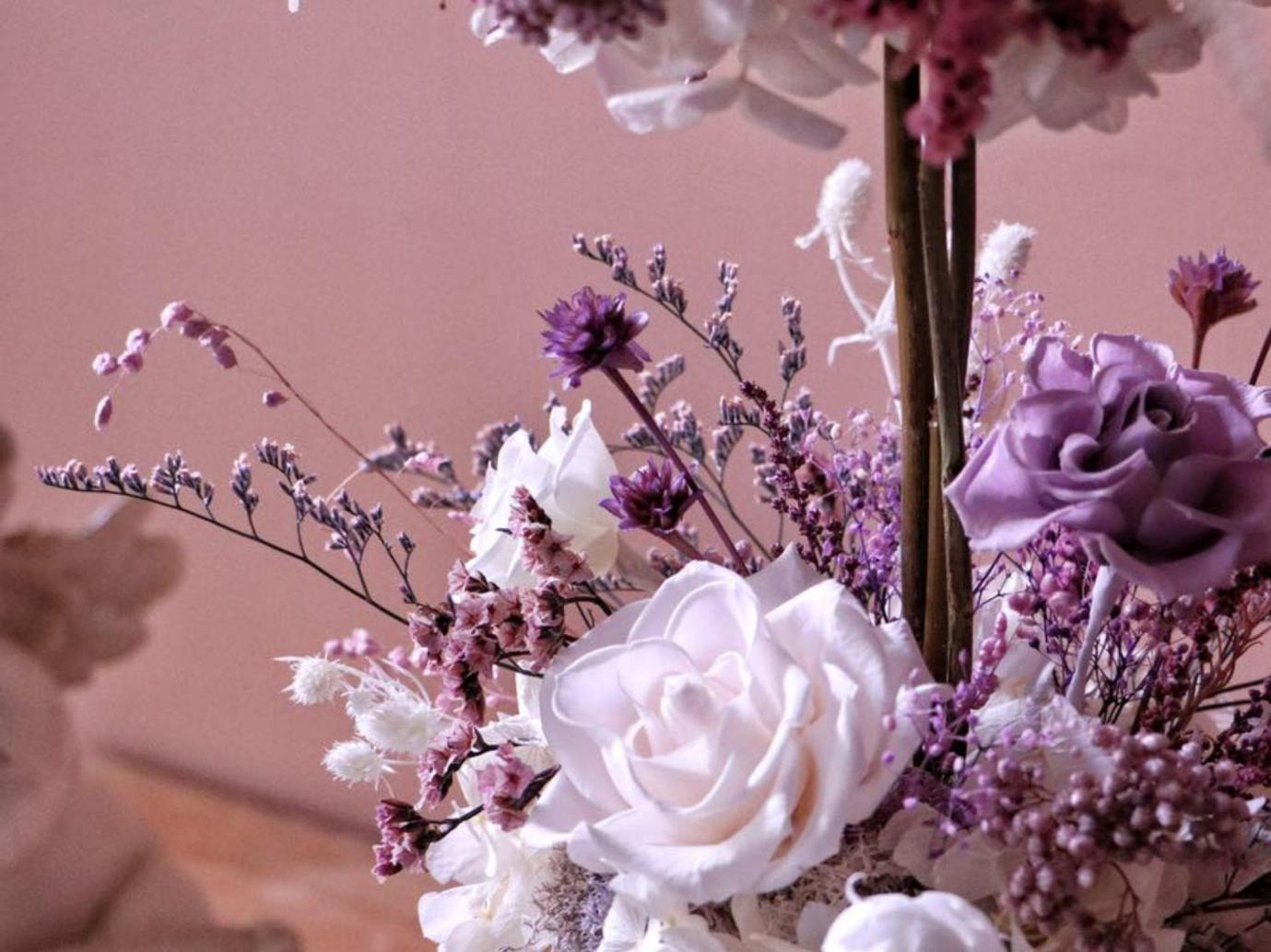 高雄花藝課程推薦 苓雅區絕美客製花禮花束 打造專屬生活儀式感