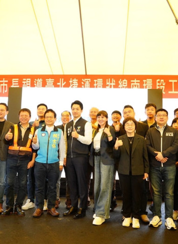 臺北市長蔣萬安視察環狀線南環段工程，啟動臺北捷運六線動工2.0計畫