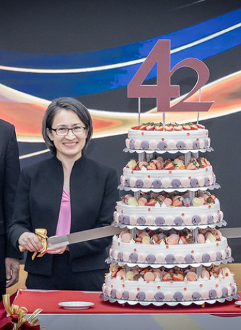 副總統蕭美琴出席臺中榮總42週年慶典 期待攜手推動國民健康