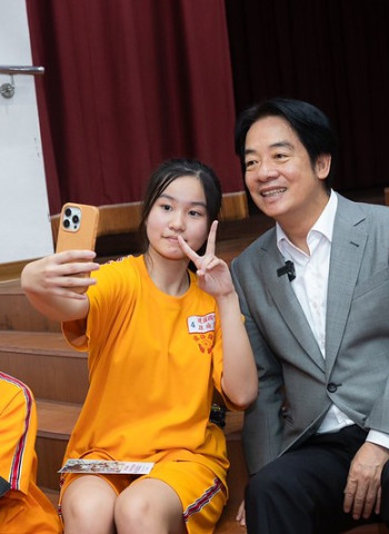 賴清德總統探訪教育獎得主孫瑜蔓 期許啟發更多孩子