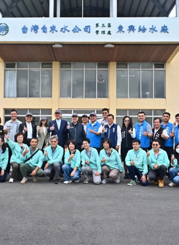 行政院長卓榮泰視察苗栗自來水供應 強調穩定產業用水