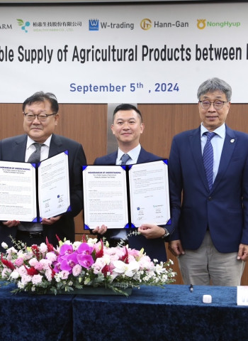 臺韓簽署蔬果採購MOU W-trading擴大對臺採購結球萵苣、導入速食供應鏈