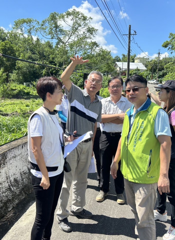 凱米颱風後 立委陳亭妃爭取左鎮橋梁改建經費1.7億