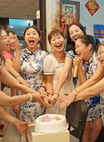 台南新移民女性協會及鳳之韻旗袍協會分辦中秋聯誼