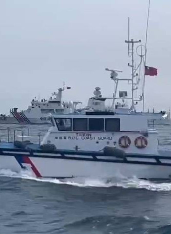 中國海警編隊襲擾金門 海巡署全程掌握即時驅離