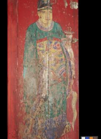 陳玉峰藝師最後遺作重現風華　臺南「陳德聚堂門神彩繪」完成修護亮相