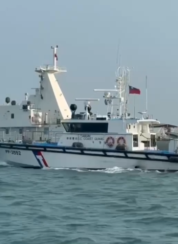 罔顧兩岸和平 ，中國海警隱身暗船再擾金門，海巡署巡防嚴陣以待強力對應來犯