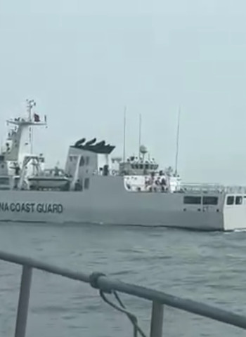 中國海警局於微博網頁版表示「福建海警位金門附近海域依法開展常態化執法巡查」,因與事實不符,海巡署嚴正駁斥