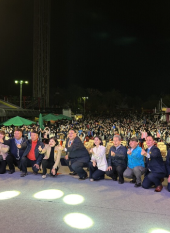 劍湖山「點亮愛心 超越快樂」公益晚會震撼登場,煙火與無人機表演點亮雲林夜空!國際同濟會及企業力挺公益