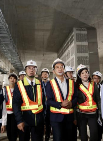 黃偉哲市長陪同立院考察臺南鐵路地下化工程 期望提前通車增便利