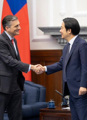 賴清德總統接見雷根總統基金會訪問團 強調加強臺美合作 推動區域和平與發展