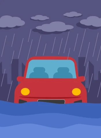 暴雨來襲 專家教你如何安全通過積水路段