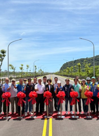 臺東市龍馬大道景觀道路正式通車　內政部國土署挹注1.21億元助攻知本觀光發展