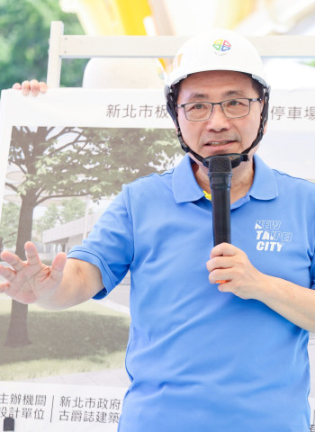 板橋溪北公園地下停車場工程邁入完工倒數　新北市長侯友宜：盼年底啟用紓解停車壓力