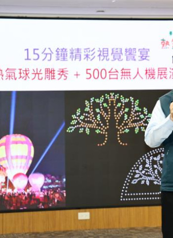 臺南鬧區首見熱氣球光雕秀與無人機展演 6月21日登場 打造今夏視覺盛宴