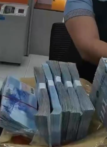 600萬曬太陽不夠看！曬錢哥李男又棄置416萬元於超市 引發臺南警方全面調查