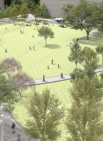 臺南市永康創意園區再為永康增添大型公園,40米綠蔭大道與千坪寵物公園同步開放