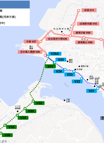 新北淡海再啟航!淡海輕軌二期內政部都委會通過 3.32公里新線串聯淡水河岸觀光新動能