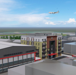 空勤總隊松山駐地新建工程進度達41%　黑鷹直升機預計118年進駐 提升北部空中救援量能