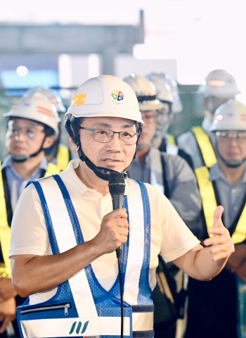 新北市萬大中和線進度達81.7% 新北市長侯友宜：力拚2027年完工 全線14分鐘直達中正紀念堂