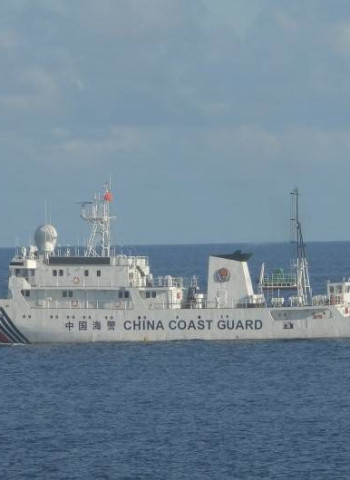 海警船侵擾東沙海域 海巡艦全程監控驅離