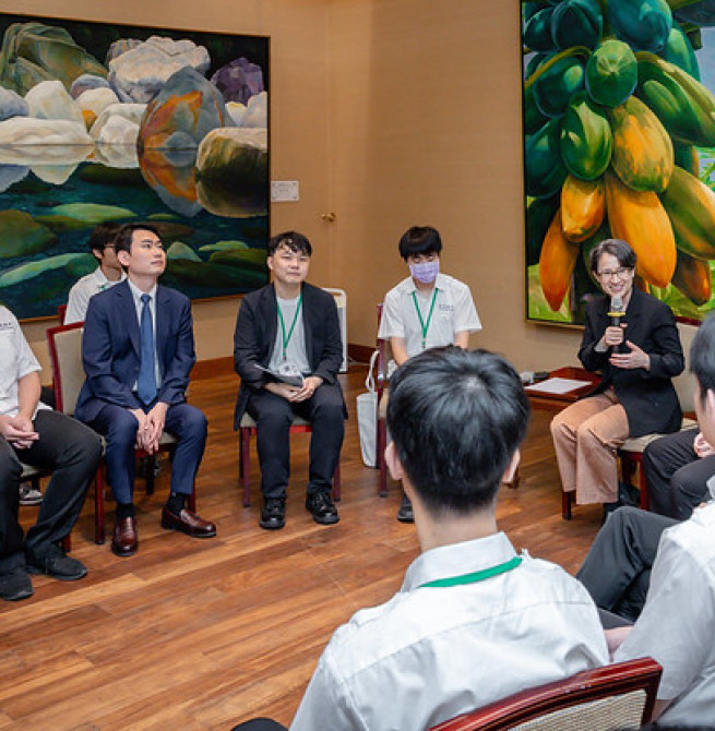 蕭美琴副總統接見成功高中師生　期勉積極參與公共事務深化學習體驗與公民素養