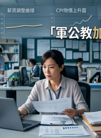 軍公教2026年加薪政策研議　行政院6月擬調整專業加給　全教總要求整體調薪10％與加給調升20％落實共享經濟成長
