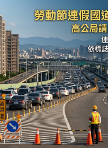 勞動節連假國道實施匝道封閉　高公局請民眾提早規劃改道疏導車潮