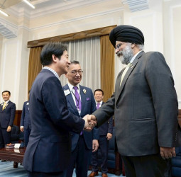 賴清德總統接見國際獅子會總會長辛格　肯定公益貢獻　盼深化合作攜手發揮善良公義精神為社會注入正向力量