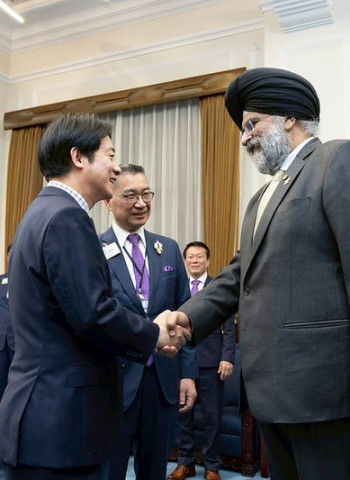 賴清德總統接見國際獅子會總會長辛格　肯定公益貢獻　盼深化合作攜手發揮善良公義精神為社會注入正向力量