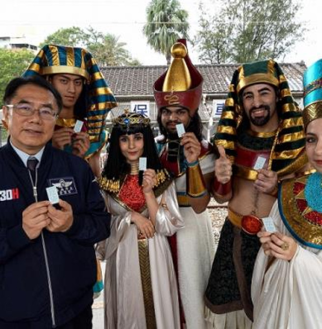 臺南奇美博物館《埃及之王：法老》展覽吸引逾15萬人次參觀　清明連假推出限定Q版法老貼紙活動帶動觀光