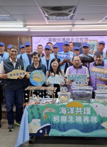 海洋共護成果再現！臺南安平蚵棚海域白海豚現蹤　漁民巡護與永續放流展現生態復育新里程