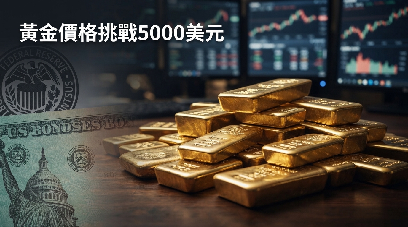 黃金高檔震盪進入關鍵期　摩根士丹利估2027年金價有望衝破5000美元