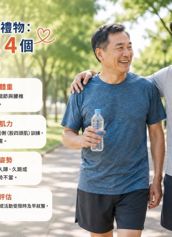 爸爸不說的痛 50歲後男性健康隱患 骨科醫師解析關節與肌肉保養關鍵