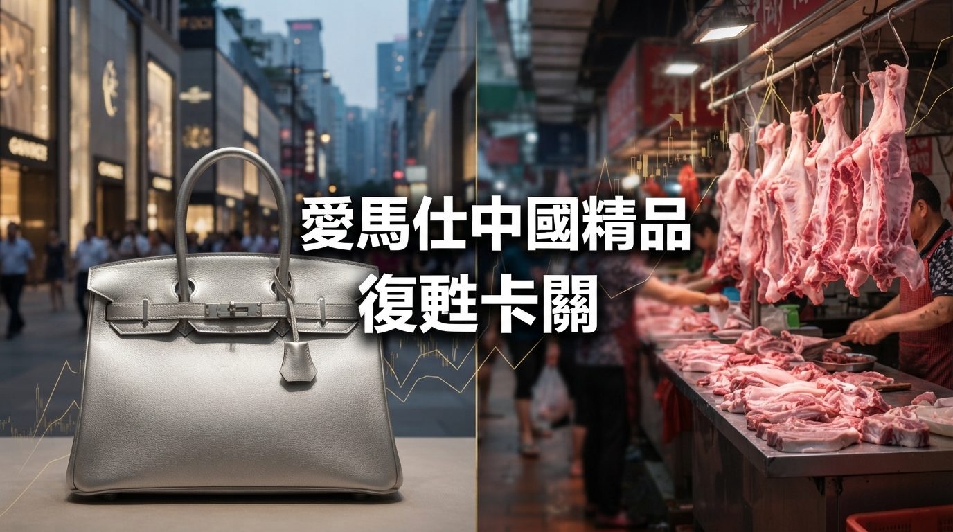 愛馬仕中國業績陷復甦難題　柏金包銷售為何看豬價？精品市場K型消費浮現