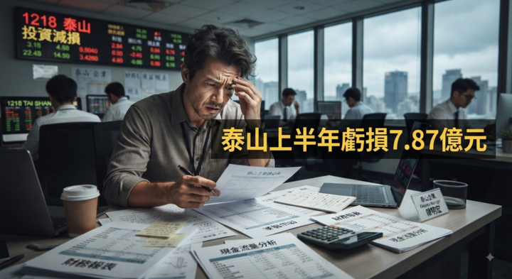 泰山8月13日停牌揭上半年虧損7.87億元　油安損失、街口減損成財務關鍵