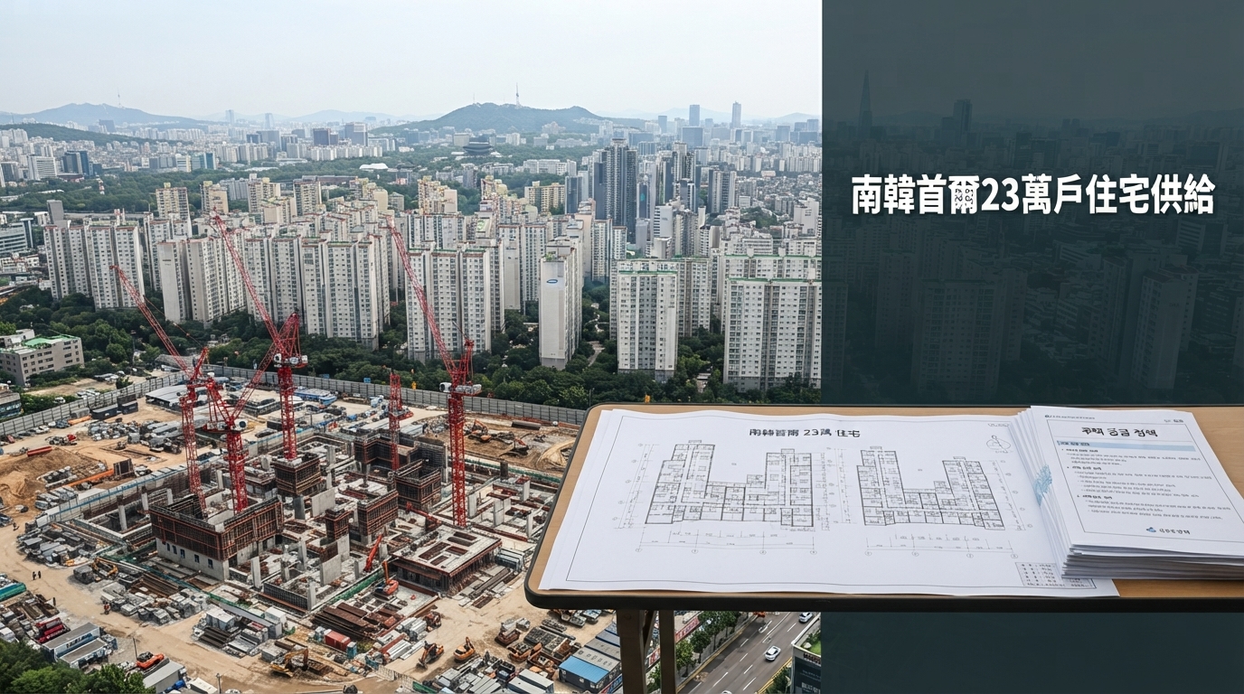 南韓首爾房價壓力再起！李在明政府推23萬戶住宅供給、10萬戶公宅加速打房
