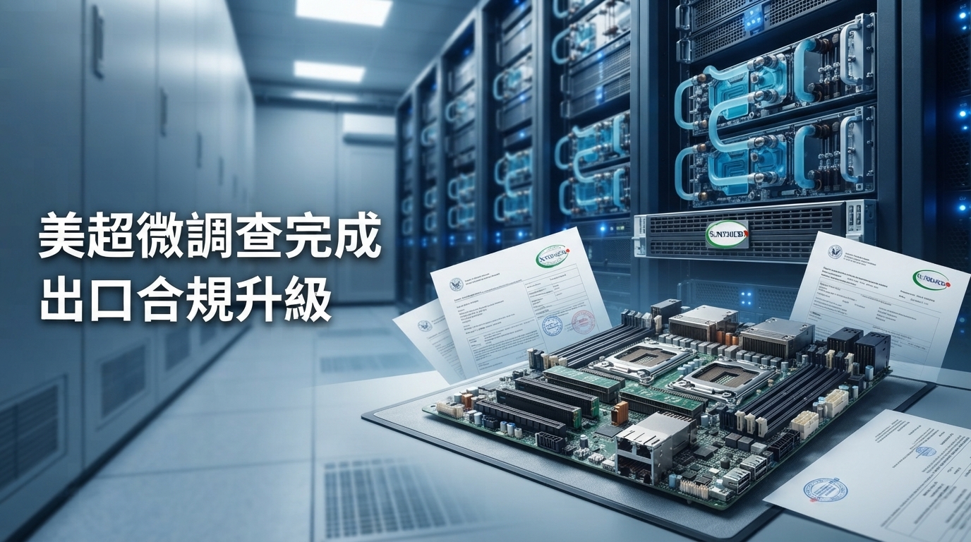 美超微完成輝達AI晶片轉移案內部調查　未發現現任高層知情，董事會全面強化出口合規