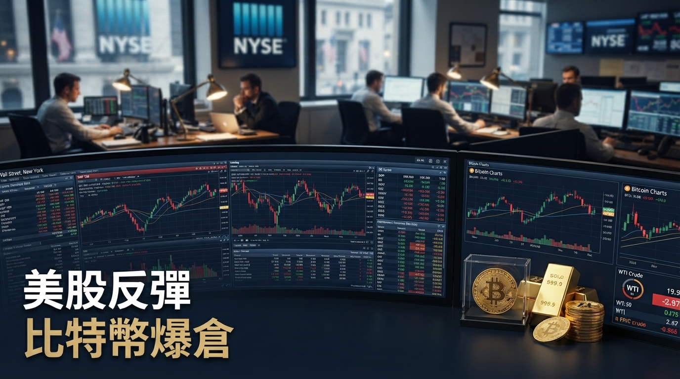 美股8月21日全面收紅！道瓊漲517點、加密貨幣逾19萬人爆倉　黃金油價同步走強