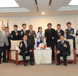 山口縣議會島田教明會長拜會臺南市長黃偉哲　深化觀光與體育多元交流