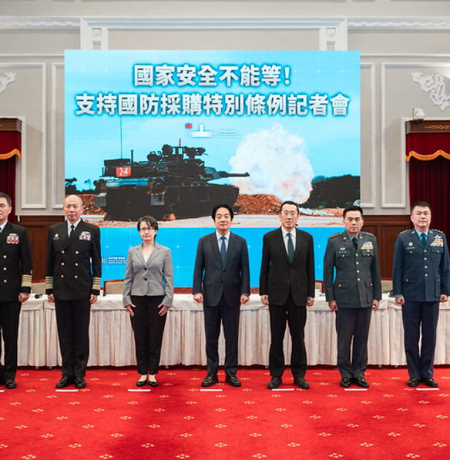 「國家安全不能等」賴清德總統籲朝野支持國防採購特別條例　強化戰力守護臺灣與區域和平
