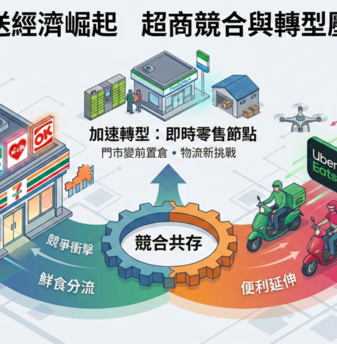 李豫伯教授：外送經濟崛起　對超商營運帶來競合與轉型壓力