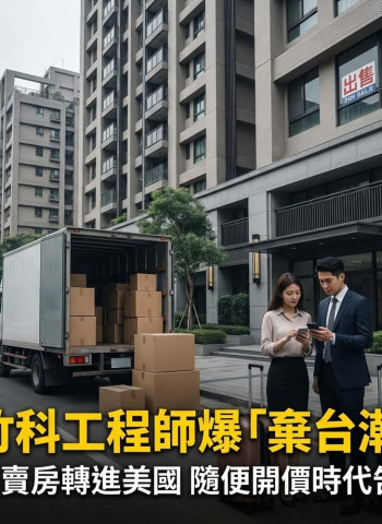 竹科工程師資產配置轉向海外，引發「拋售潮」，台積電海外布局讓新竹房市高溢價行情時代終結