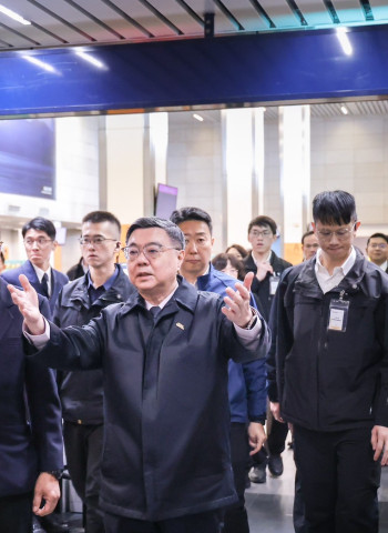 行政院長卓榮泰視察臺中國際機場　要求全面強化旅客服務品質與整體量能，打造北中南國際級機場